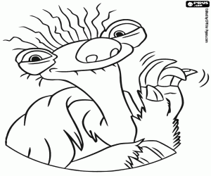 kolorowanka Babcia Sid