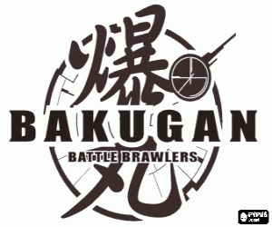 kolorowanka Bakugan Logo