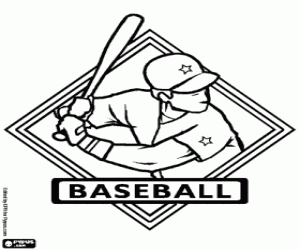 kolorowanka Baseball logo