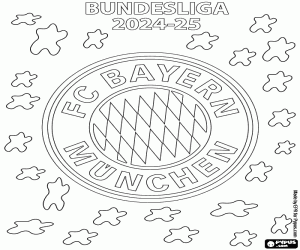 kolorowanka Bayern Monachium, Bundesliga 2024-25