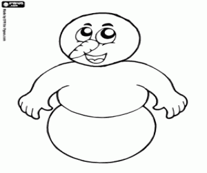 kolorowanka Bałwan, Gry Ubieranki