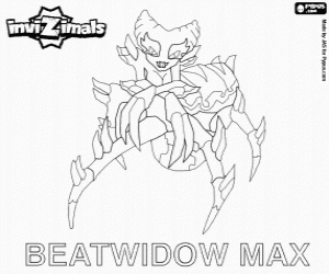 kolorowanka Beatwidow Max, Invizimals