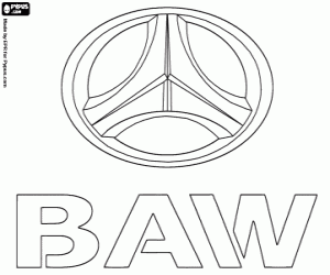 kolorowanka Beijing Automobile Works logo
