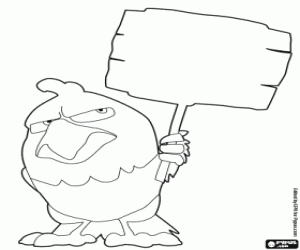 kolorowanka Belzoni, papuga z Tad Jones