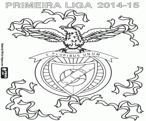 kolorowanka Benfica, mistrz 2014-2015
