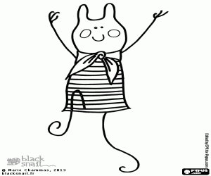 kolorowanka Blackie, główny bohater