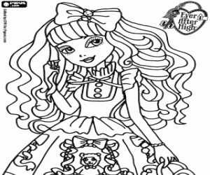 kolorowanka Blondie Lockes, Ever After High