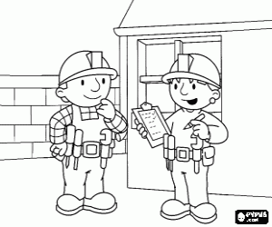 kolorowanka Bob i Wendy organizować prace