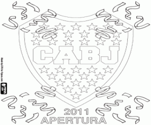 kolorowanka Boca Juniors, mistrz 2011