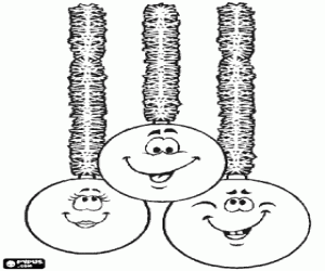 kolorowanka Bombki choinkowe z uśmiechem