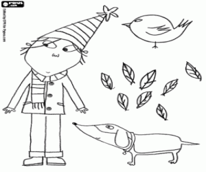 kolorowanka Brat Lola jest Charlie