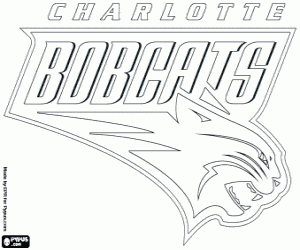 kolorowanka Charlotte Bobcats odznaka