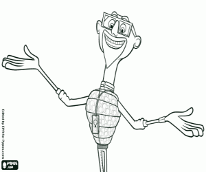 kolorowanka Chester V, sławny wynalazca