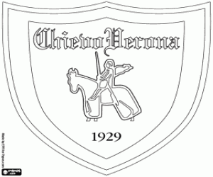 kolorowanka ChievoVerona logo