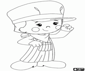 kolorowanka Chloe, maszynista pociągu