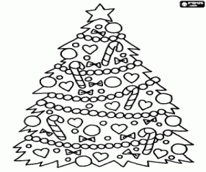 kolorowanka Choinkowe ozdoby pełne
