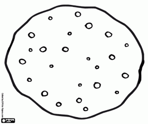 kolorowanka Ciasteczko czekoladowe. Herbatnik