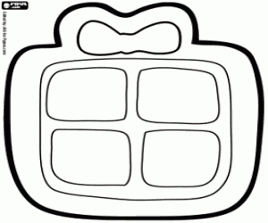 kolorowanka Ciasteczko jako prezent na Boże Narodzenie