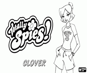 kolorowanka Clover Ewing z Totally Spies