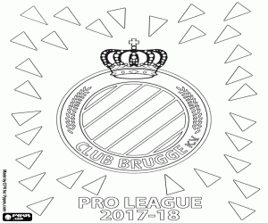 kolorowanka Club Brugge KV, Pro League 2017-2018