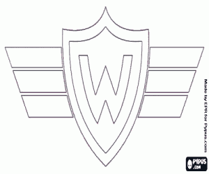 kolorowanka Club Jorge Wilstermann emblemat