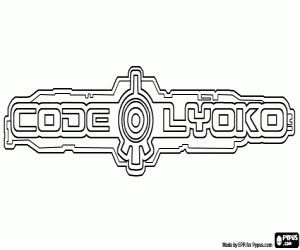 kolorowanka Code Lyoko logo