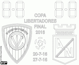 kolorowanka Copa Libertadores 2016, finał