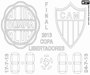 kolorowanka Copa Libertadores, finał 2013