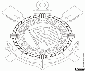 kolorowanka Corinthians logo
