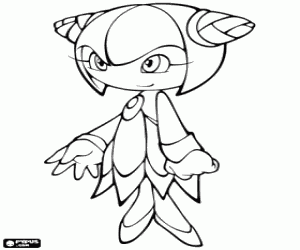 kolorowanka Cosmo, Sonic znaków