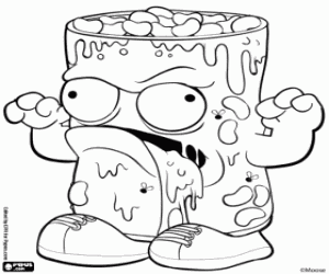 kolorowanka Crud can, Trash Pack