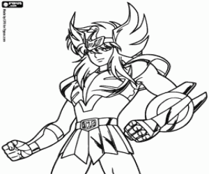 kolorowanka Cygnus Hyoga