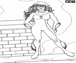 kolorowanka Czarny Kot, znak