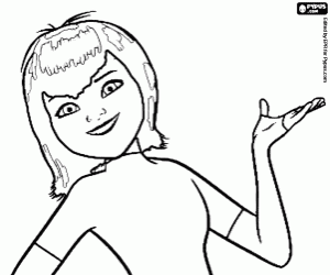 kolorowanka Córka hrabiego Draculi, Mavis