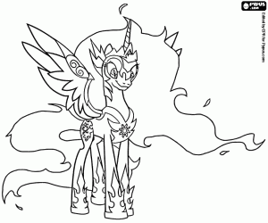 kolorowanka Daybreaker, Kucyki Pony