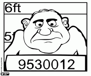 kolorowanka Delikwenta zdjęcie przez policję