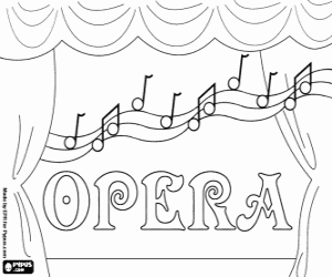 kolorowanka Dnia Opera