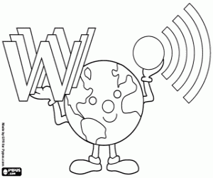 kolorowanka W dniu Internet