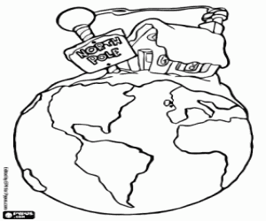 kolorowanka Dom Świętego Mikołaja