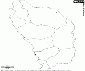 kolorowanka Dominika mapę