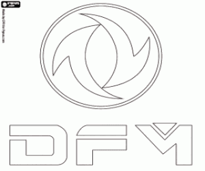 kolorowanka Dongfeng Motor logo
