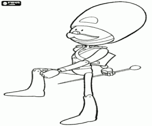 kolorowanka Drewniane żołnierz, Magiczna karuzela