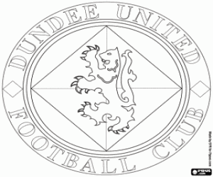 kolorowanka Dundee United logo