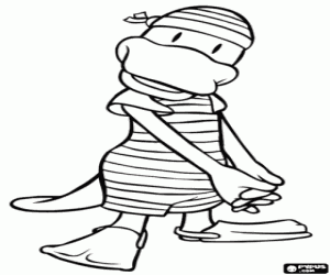 kolorowanka Dziobaka Alice