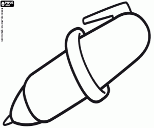 kolorowanka Długopis do pisania