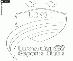 kolorowanka EC Luverdense logo
