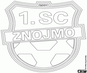 kolorowanka Emblemat 1. SC Znojmo FK