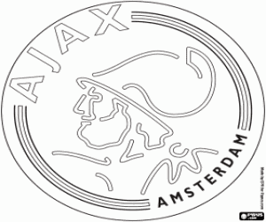 kolorowanka Emblemat Ajax