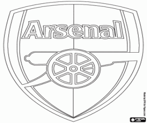 kolorowanka Emblemat Arsenal FC