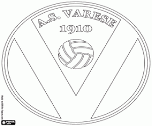 kolorowanka Emblemat AS Varese 1910